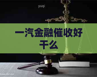 一汽金融好干么