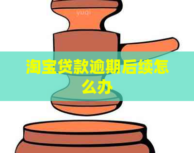 淘宝贷款逾期后续怎么办