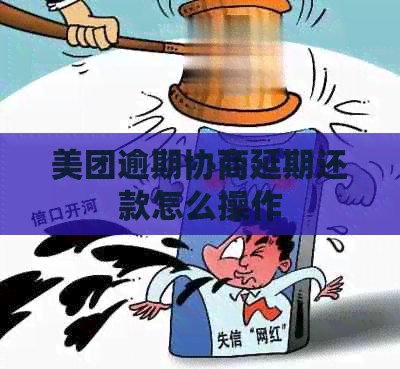 美团逾期协商延期还款怎么操作