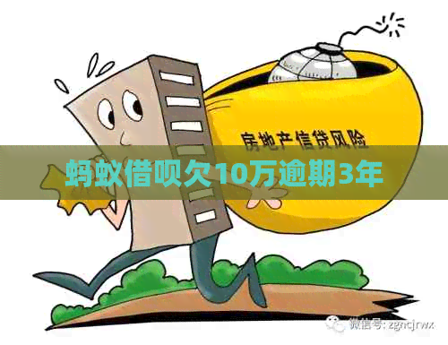 蚂蚁信用卡欠10万逾期3年