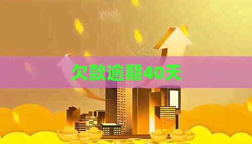 欠款逾期40天