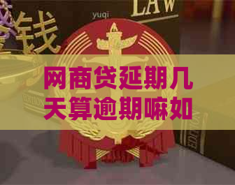 白条贷延期几天算逾期嘛如何处理