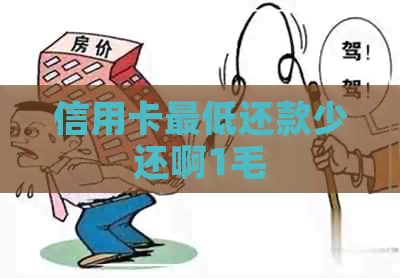 信用卡更低还款少还啊1毛