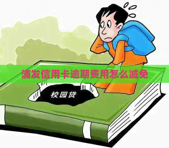 浦发信用卡逾期费用怎么减免
