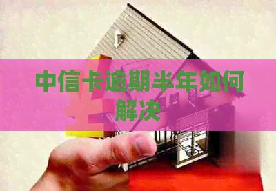 中信卡逾期半年如何解决