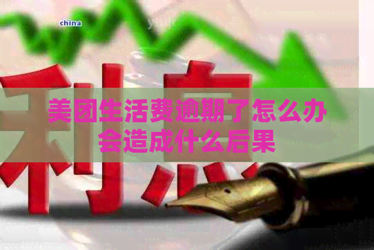 美团生活费逾期了怎么办会造成什么后果