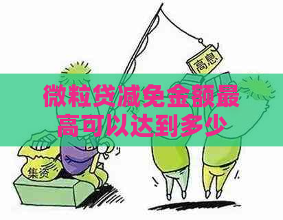 微粒贷减免金额更高可以达到多少