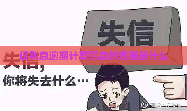仅利息逾期计算罚息的规则是什么