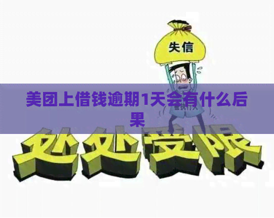 美团上借钱逾期1天会有什么后果