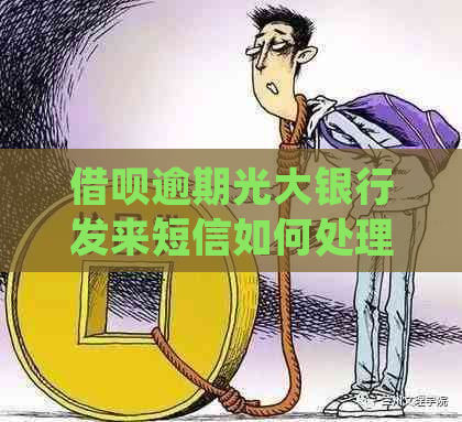 信用卡逾期光大银行发来短信如何处理