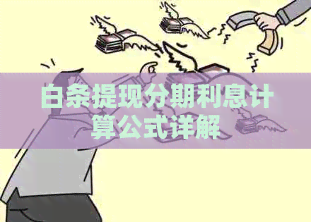 白条提现分期利息计算公式详解