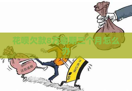 花呗欠款8万逾期三个月怎么办