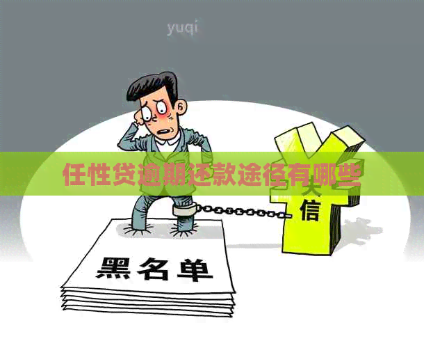 任性贷逾期还款途径有哪些