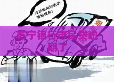 苏宁银行市民贷逾期了