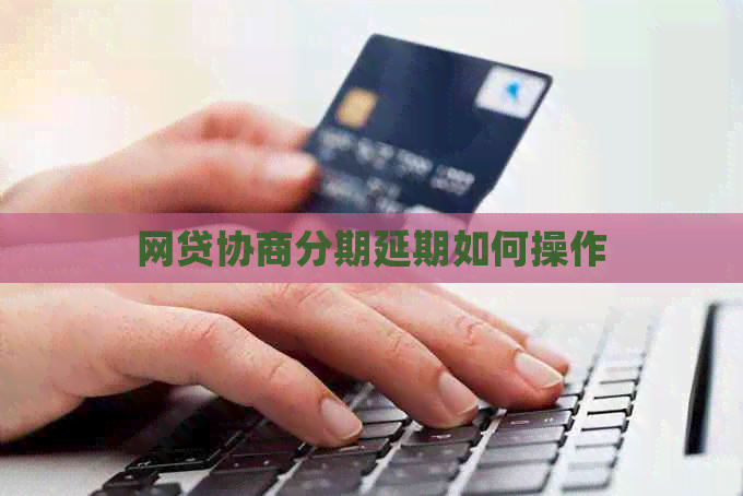 网贷协商分期延期如何操作