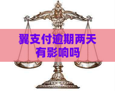 翼支付逾期两天有影响吗