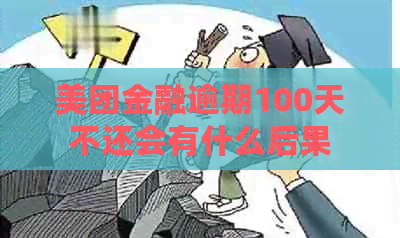 美团金融逾期100天不还会有什么后果