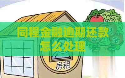 同程金融逾期还款怎么处理