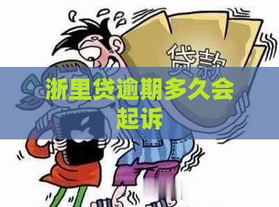 浙里贷逾期多久会起诉