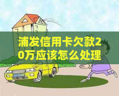 浦发信用卡欠款20万应该怎么处理