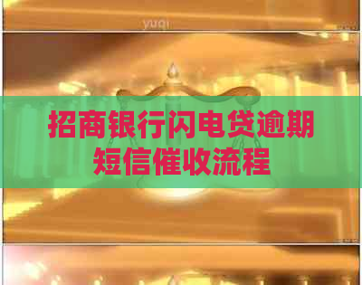 招商银行闪电贷逾期短信流程