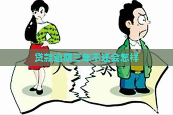 贷款逾期三年不还会怎样