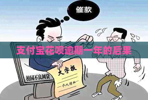 信用卡白条逾期一年的后果