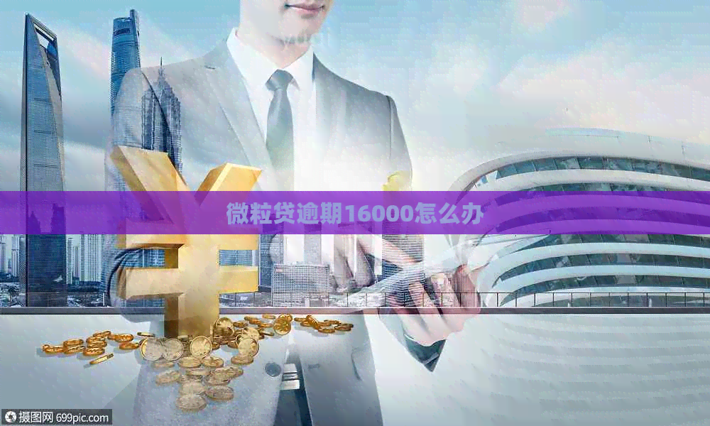 微粒贷逾期16000怎么办