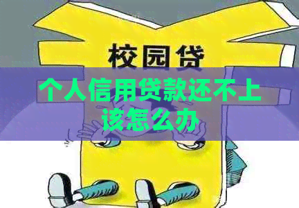 个人信用贷款还不上该怎么办