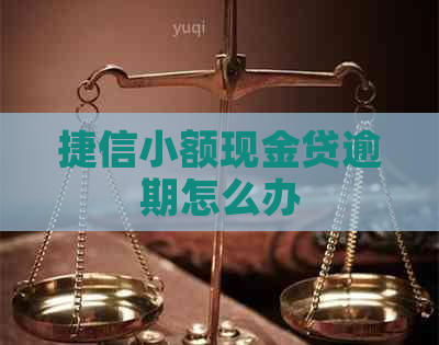 捷信小额现金贷逾期怎么办