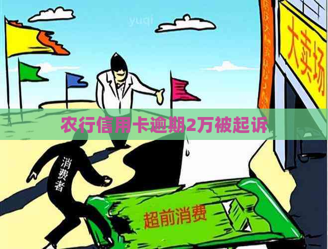 农行信用卡逾期2万被起诉