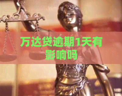 万达贷逾期1天有影响吗