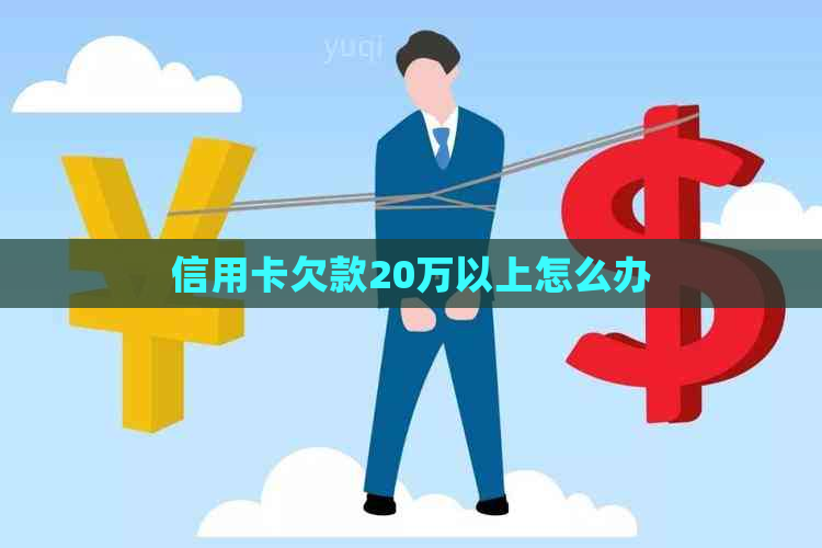 信用卡欠款20万以上怎么办