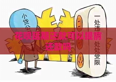 白条延期还款可以提前还款吗