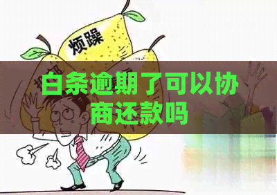 白条逾期了可以协商还款吗