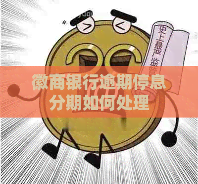 徽商银行逾期停息分期如何处理