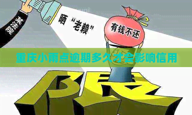 重庆小雨点逾期多久才会影响信用