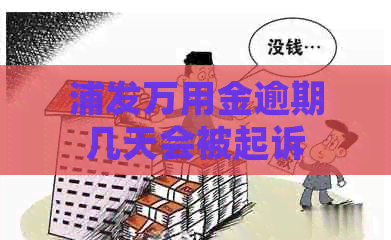 浦发万用金逾期几天会被起诉