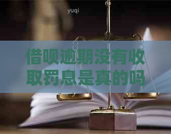 信用卡逾期没有收取罚息是真的吗