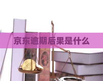京东逾期后果是什么