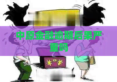 中原金融逾期后果严重吗