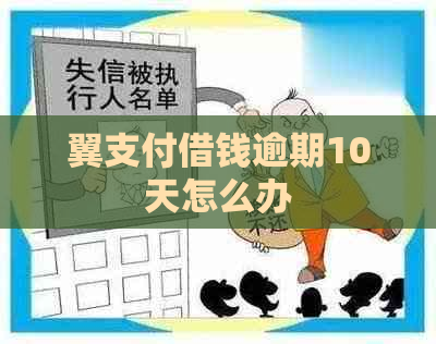 翼支付借钱逾期10天怎么办