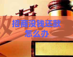 招商没钱还款怎么办