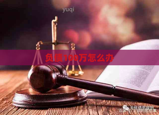 负债100万怎么办