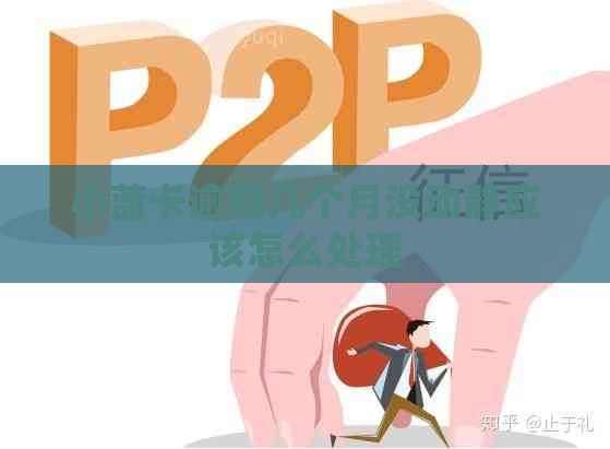小蓝卡逾期几个月没动静应该怎么处理