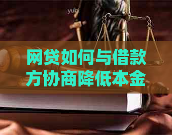 网贷如何与借款方协商降低本金偿还金额