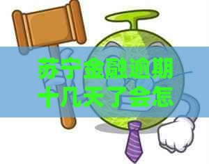 苏宁金融逾期十几天了会怎么样