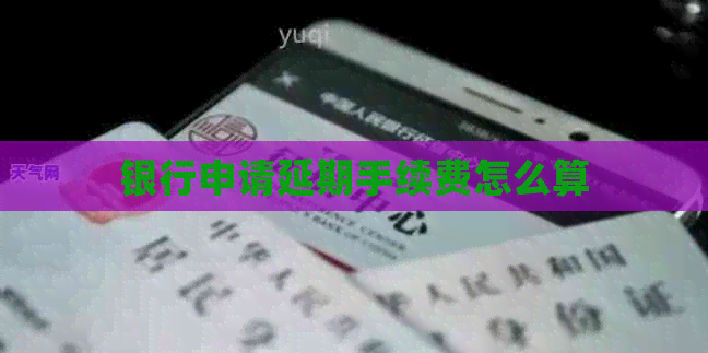银行申请延期手续费怎么算