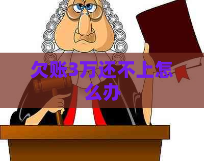 欠账3万还不上怎么办