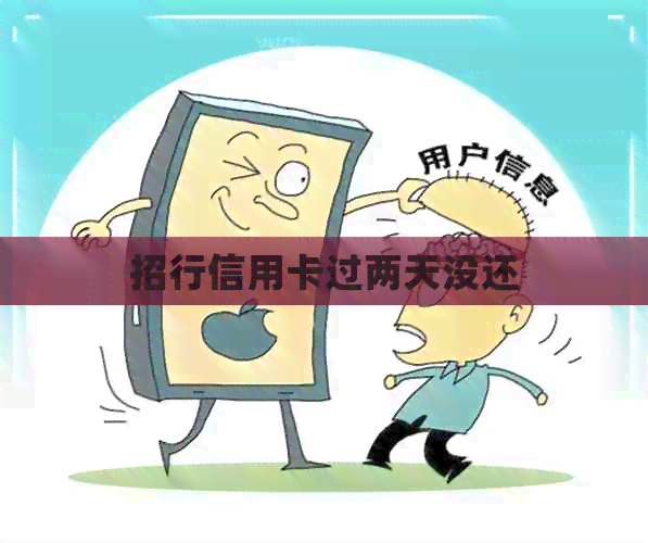 招行信用卡过两天没还
